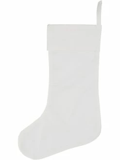 Creativ Company Chaussette De Noël - 49x26 Cm - Blanc
