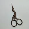 LEROY DE LA CREATION Ciseaux Pour Broderie - En Forme De Cigogne - Métal Bronze - 9,4cm