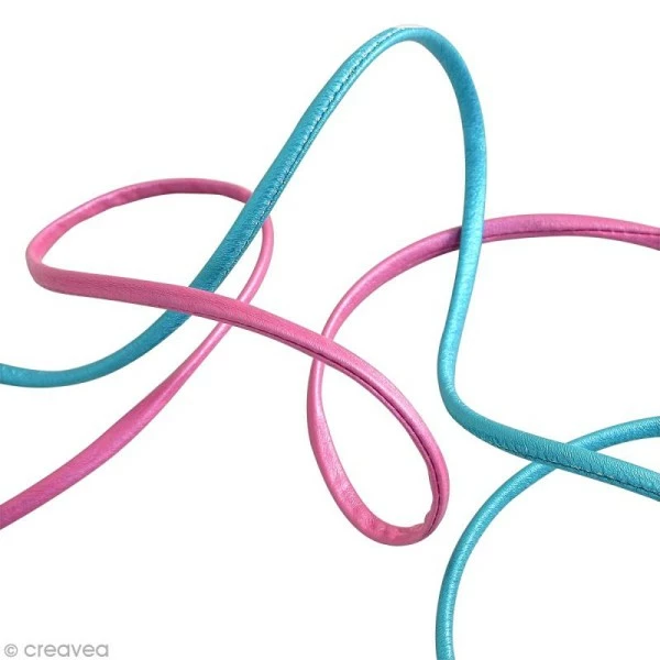 Creavea Cordon Simili Cuir 5 Mm - Au Mètre (sur Mesure) 1 Creavea Cordon Simili Cuir 5 Mm - Au Mètre (sur Mesure)