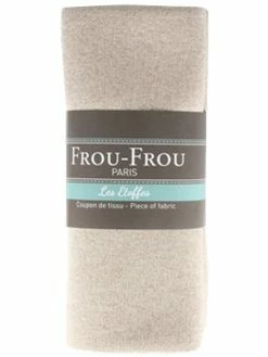 Frou Frou Coupon De Tissu Jersey Sweat - Lurex - Rose Blush - 145 X 60 Cm