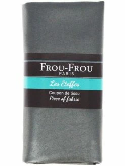 Frou Frou Coupon Tissu Simili Cuir - Argent Scintillant (39) - 140 X 160 Cm