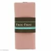 Frou Frou Coupon Tissu Simili Cuir - Rose Douceur Mandarine (609) - 140 X 60 Cm