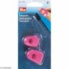 Prym Dés à Coudre Tire Aiguille - Rose Fuchsia - M Et L - 2 Pcs