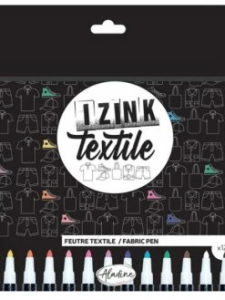 Aladine Douze Feutres Pour Textiles
