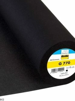 Entoilage Vlieseline - G770 Noir - Au Mètre (sur Mesure)