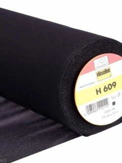 Entoilage Vlieseline - H609 Noir - Au Mètre (sur Mesure)