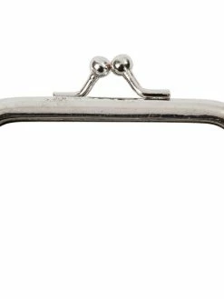Creativ Company Fermoir Porte-monnaie Argenté - 8 Cm
