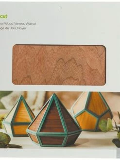 Cricut Feuille De Placage De Bois - Noyer - 30,5 X 30,5 Cm - 2 Pcs