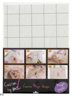 Feuille Magic Paper Custom By Me - Moyens Carreaux - A4 - 1 Pce