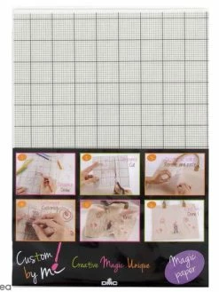 Feuille Magic Paper Custom By Me - Petits Carreaux - A4 - 1 Pce
