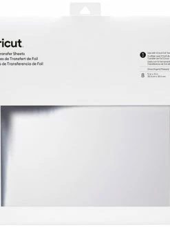 Feuilles De Transfert De Foils Cricut - Argenté - 30,5 X 30,5 Cm - 8 Pcs