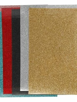 Creativ Company Feuilles Thermocollant Pailletées - 14,8 X 21 Cm - 6 Pcs