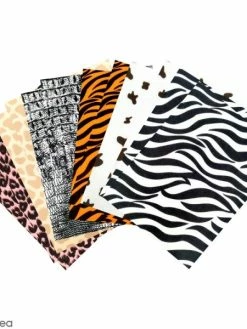 Sodertex Feutrine 1 Mm - Imprimé Animal - 24 X 30 Cm - 12 Pcs
