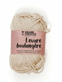Graine Créative Fil De Coton Spécial Crochet Et Amigurumi 55 M - Beige