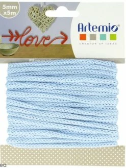 Artemio Fil De Tricotin - Bleu Pastel - 5 Mm X 5 M