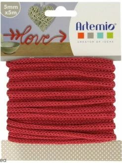 Artemio Fil De Tricotin - Rouge - 5 Mm X 5 M