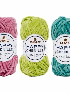 Fil Velours DMC Happy Chenille - Crochet Et Tricot - 15 G