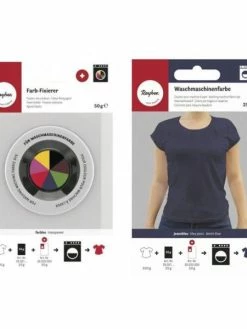 Rayher Fixateur + Colorant Textile Pour Lave-linge - Bleu Jeans