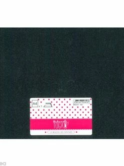 Mademoiselle Toga Flex Thermocollant Pailleté A4 - Noir