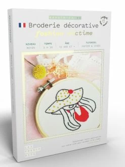 FRENCH'KITS French Kits Broderie Décorative - Fashion Victime - 10 Cm