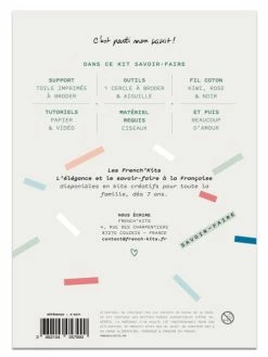 FRENCH'KITS French Kits Broderie Décorative - Panda - 10 Cm -V-Zug shop french kits broderie decorative panda 10 cm p 4