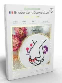 FRENCH'KITS French Kits Broderie Décorative - Toi & Moi - 10 Cm