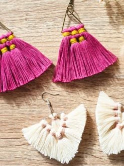 FRENCH'KITS French Kits Macramé - Boucles D'oreilles Pompons - 2 Paires -V-Zug shop french kits macrame boucles doreilles pompons 2 paires p 3