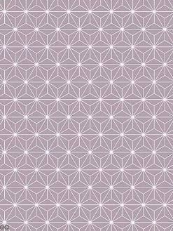 Interstiss Grand Coupon De Tissu Coton Microfibre - Motif Etoile Scandinave - Gris - 300 X 160 Cm