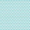 Interstiss Grand Coupon De Tissu Coton Microfibre - Motif Triangle - Bleu Clair - 300 X 160 Cm