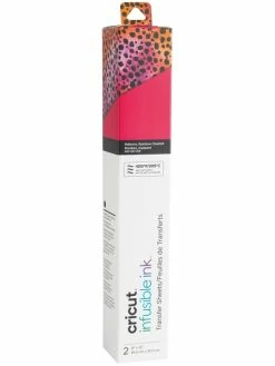 Infusible Ink Uni Cricut Maker - Guépard / Arc-en-ciel - 30,5 X 30,5 Cm - 2 Feuilles