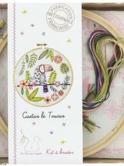 Un Chat Dans L'aiguille Kit Broderie - Gaëtan Le Toucan