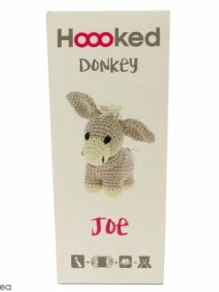 Kit Crochet Amigurumi Hoooked - Joe L'âne - 4 Pcs