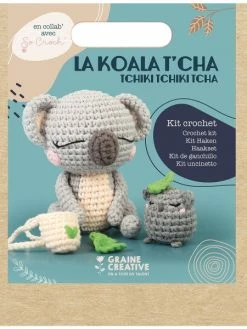 Graine Créative Kit Crochet Amigurumi - Koala - 12,5 Cm -V-Zug shop kit crochet amigurumi koala 125 cm p 4