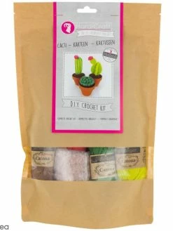 HardiCraft Kit Crochet - Cactus - Entre 7 Et 13 Cm - 3 Pcs