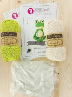 HardiCraft Kit Crochet - Vinny La Grenouille - 30 Cm -V-Zug shop kit crochet vinny la grenouille 30 cm p 3