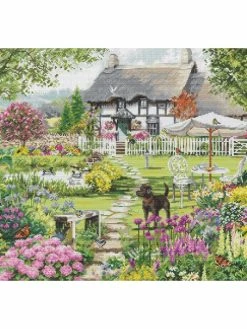 Kit De Broderie - Luca S - Cottage Jardin 46x32 Cm SB2412
