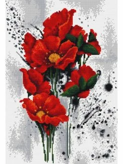 Kit De Broderie - Luca S - Les Coquelicots SB7014