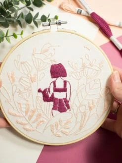 Pause Moderne Kit DIY Broderie - Marine Mastin
