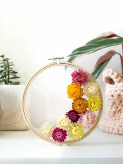 Pause Moderne Kit DIY - Créer Son Tambour Fleuri