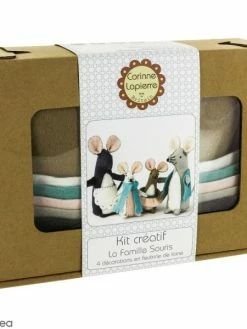 Corinne Lapierre Kit Feutrine - La Famille Souris