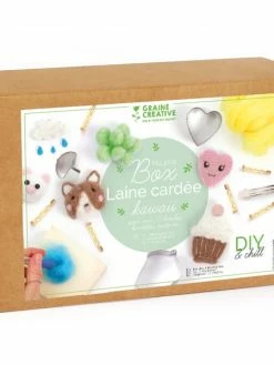 Graine Créative Kit Feutrine Laine Cardée - Accessoires Kawaii - 10 Pcs -V-Zug shop kit feutrine laine cardee accessoires kawaii 10 pcs p 2