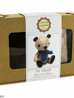 Corinne Lapierre Kit Feutrine - Teddy Le Nounours Rétro