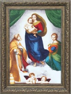 Kit Point De Croix Golden Fleece - La Madone Sixtine S/MK044