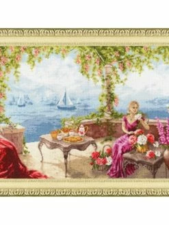 Kit Point De Croix Golden Fleece - Matin Au Bord De La Mer S / CHM067