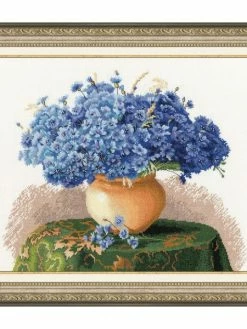 Kit Point De Croix Golden Fleece - Nature Morte Aux Bleuets S / LTS056