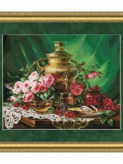 Kit Point De Croix Golden Fleece - Thé Au Miel S/SZH046