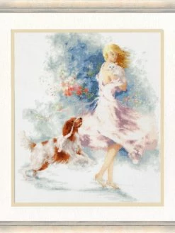 Kit Point De Croix Golden Fleece - VENTE Brise D'été S/AK003