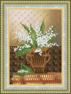 Kit Point De Croix Golden Fleece - VENTE Lys Doux De La Vallée S / RT031