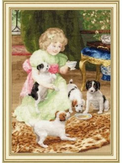 Kit Point De Croix Golden Fleece - VENTE Thé Du Soir S / CHM050