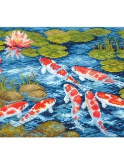 Andriana Kit Point De Croix - Les Carpes Koï ONT COULÉ-49